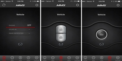Внешний модуль управления Mazda Mobile Start для моделей Mazda6 и СХ-5
