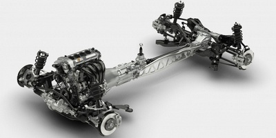 Компоновка агрегатов нового родстера Mazda MX-5