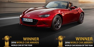 Родстер Mazda MX-5 - лучший автомобиль года с лучшим дизайном